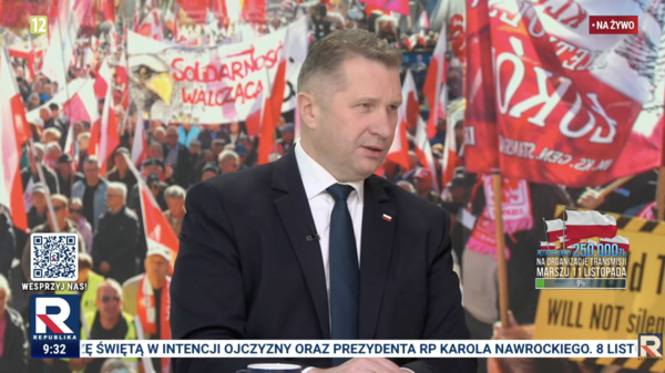 Przemysław Czarnek ostro w Republice po decyzji sądu ws. Ziobry: „Poniosą pełną odpowiedzialność”