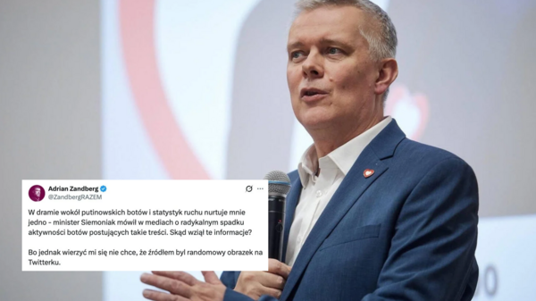 Zandberg ostro punktuje Siemoniaka! „Skąd wziął te informacje?”. Chodzi o rosyjskie boty