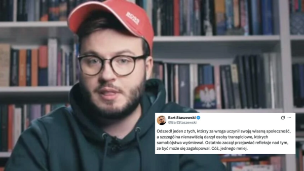 Burza po wpisie Barta Staszewskiego o śmierci Krysiaka