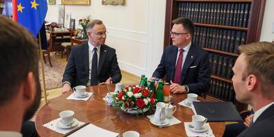 Duda Hołownia w Sejmie