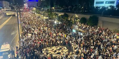 protest w Tel Awiwie