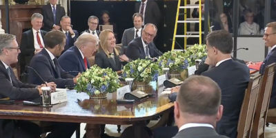 Trump i Zełenski spotkali się z europejskimi liderami