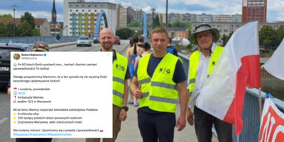 Bąkiewicz o reparacjach