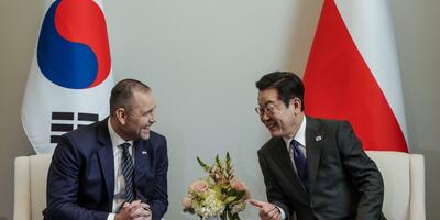 Spotkanie polskiego prezydenta z prezydentem Korei Południowej