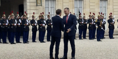 Nawrocki i Macron