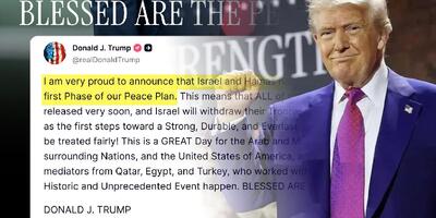 Trump ogłasza porozumienie pokojowe