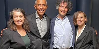 Obama i trzech aktywistów