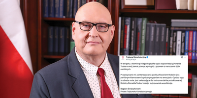 Tusk atakuje, prezes Trybunału Konstytucyjnego odpowiada. Święczkowski zapowiada pozew