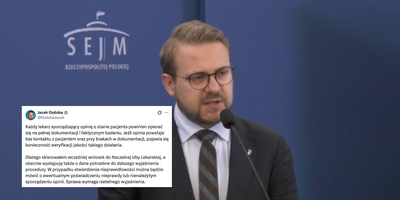 Ozdoba żąda wyjaśnień ws. opinii lekarskiej dotyczącej Zbigniewa Ziobry