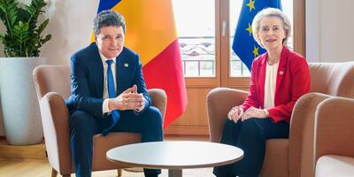 Nicusor Dan i von der Leyen