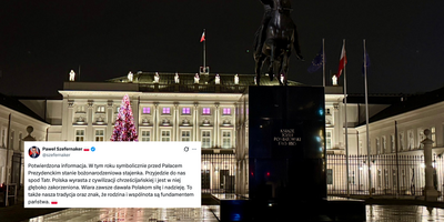 Bożonarodzeniowa stajenka stanie przed Pałacem Prezydenckim
