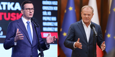 Mateusz Morawiecki i Donald Tusk
