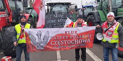 Kluby Gazety Polskiej na proteście w Strasburgu