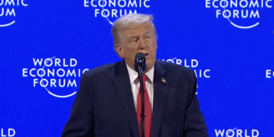 Donald Trump w Davos