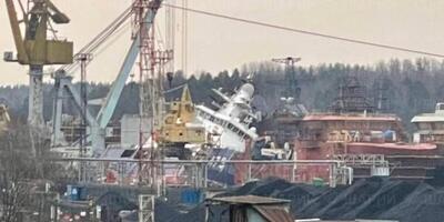 port w obwodzie leningradzkim po ataku ukraińskich dronów
