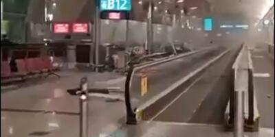 lotnisko w Dubaju po ataku irańskiego drona