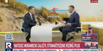 Błaszczak o Tusku i sporach w PiS