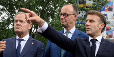 Donald Tusk i Emmanuel Macron
