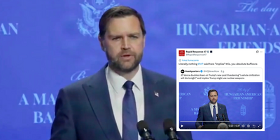 J.D. Vance w Budapeszcie
