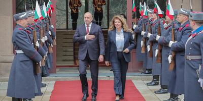 Rumen Radev i Iliana Iotova