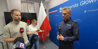 konferencja policji