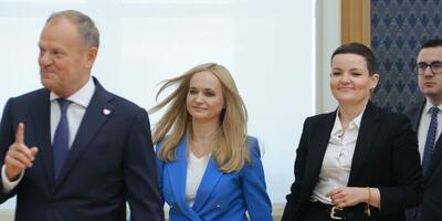Donald Tusk i Jolanty Sobierańskiej-Grendy