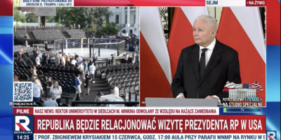 Kaczyński alarmuje: „To jest władza zewnętrzna”