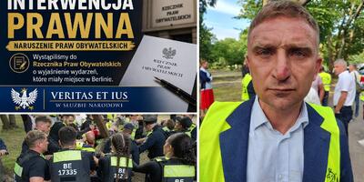 Stowarzyszenie Veritas et Ius wnosi do RPO o zbadanie interwencji policji w Berlinie