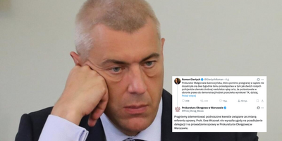 Prokuratura odpowiada Giertychowi po umorzeniu śledztwa ws. afery dwóch wież. "Pragniemy zdementować"