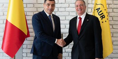 spotkanie Simiona z ambasadorem USA w Rumunii