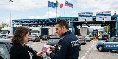 kontrole na granicy Słowenii z Włochami