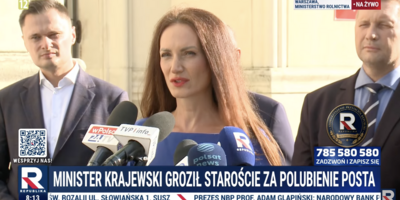 Starosta zambrowska mówi o groźbach ministra Krajewskiego