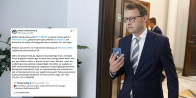 Bartosz Lewandowski chce przesłuchania Tuska ws. Romanowskiego
