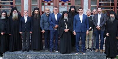 liderzy AUR na Górze Athos