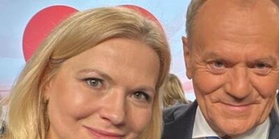 Monika Piątkowska i Donald Tusk