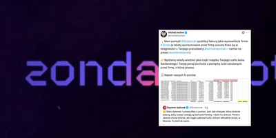 Michał Rachoń pyta WP o faktury Zondacrypto