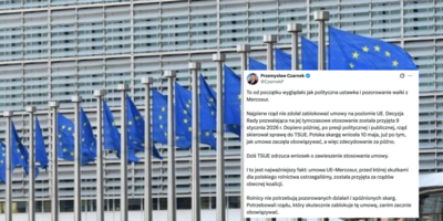 Przemysław Czarnek reaguje na decyzję TSUE ws. Mercosur: „Rolnicy nie potrzebują pozorowanych działań”