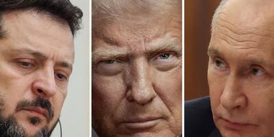 Zełenski, Trump, Putin