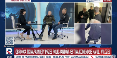 Adam Borowski i Robert Bąkiewicz ostro skomentowali w Republice działania policji wobec protestujących przed Trybunałem Konstytucyjnym