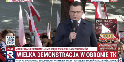 Szefernaker na manifestacji przed TK: „Prezydent Nawrocki będzie strażnikiem polskiej konstytucji!”