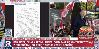 „Zanim do Berlina, to do więzienia!”. Czarnek ostro o rządzie Tuska podczas manifestacji przed TK