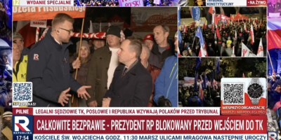 Andruszkiewicz w Republice przed TK: koalicjanci Tuska nie umyją rąk od tego, co się dzieje
