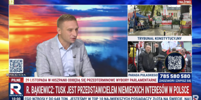 Robert Bąkiewicz w Republice