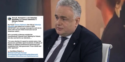 Ważny polityk Republikanów przekazuje Amerykanom ważną wiadomość Tomasza Sakiewicza ws. ataku Tuska na TK i Demokratów