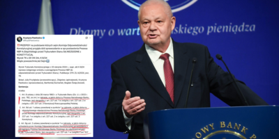 Prezes NBP przed Trybunałem Stanu? Pawłowicz wskazuje na wyrok TK