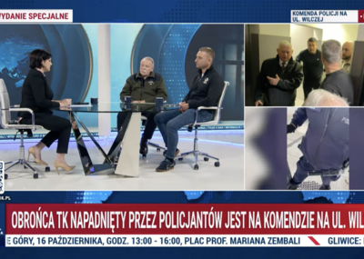Adam Borowski i Robert Bąkiewicz ostro skomentowali w Republice działania policji wobec protestujących przed Trybunałem Konstytucyjnym
