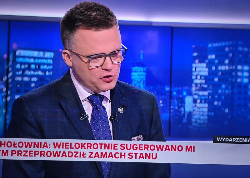 Szymon Hołownia Polsat News