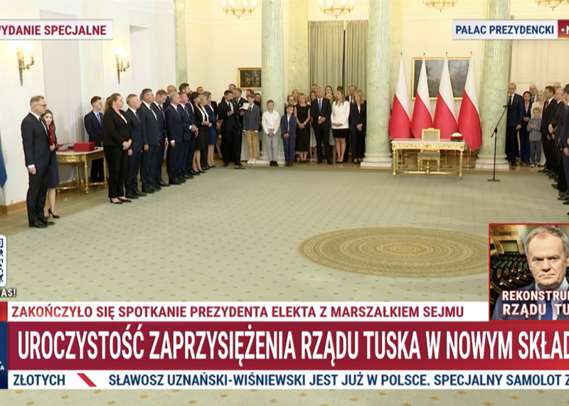 rekonstrukcja rządu tuska