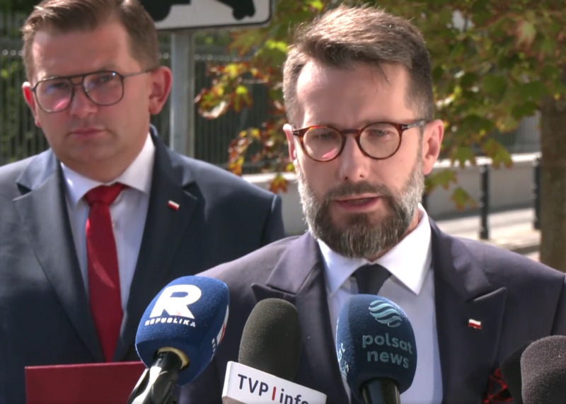 Fogiel, Kmita - Konferencja PiS