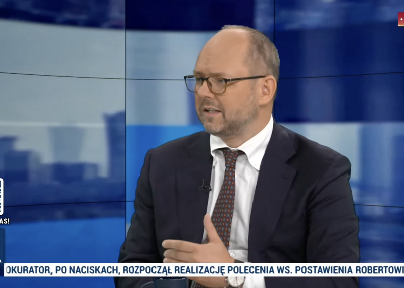 Marcin Przydacz w Republice